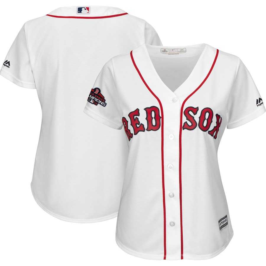 Women Red Sox Blank White 2018 World Series Champions Team Logo Jersey Dzhi,We sell and wholesale Women Red Sox Blank White 2018 World Series Champions Team Logo Jersey Dzhi on line form chian!